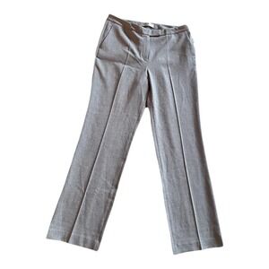 Kasper Women's 8 Gray Straight Leg Dress Pants Career Office Slacks NWT